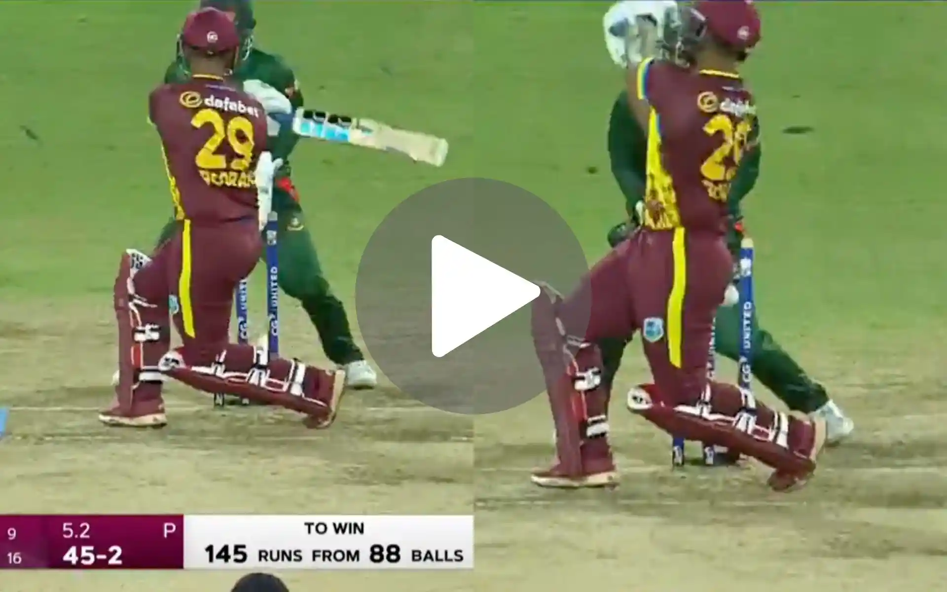 [Watch] Nicholas Pooran Refuses To Leave After Getting Clean Bowled In A Hilarious Brain-Fade